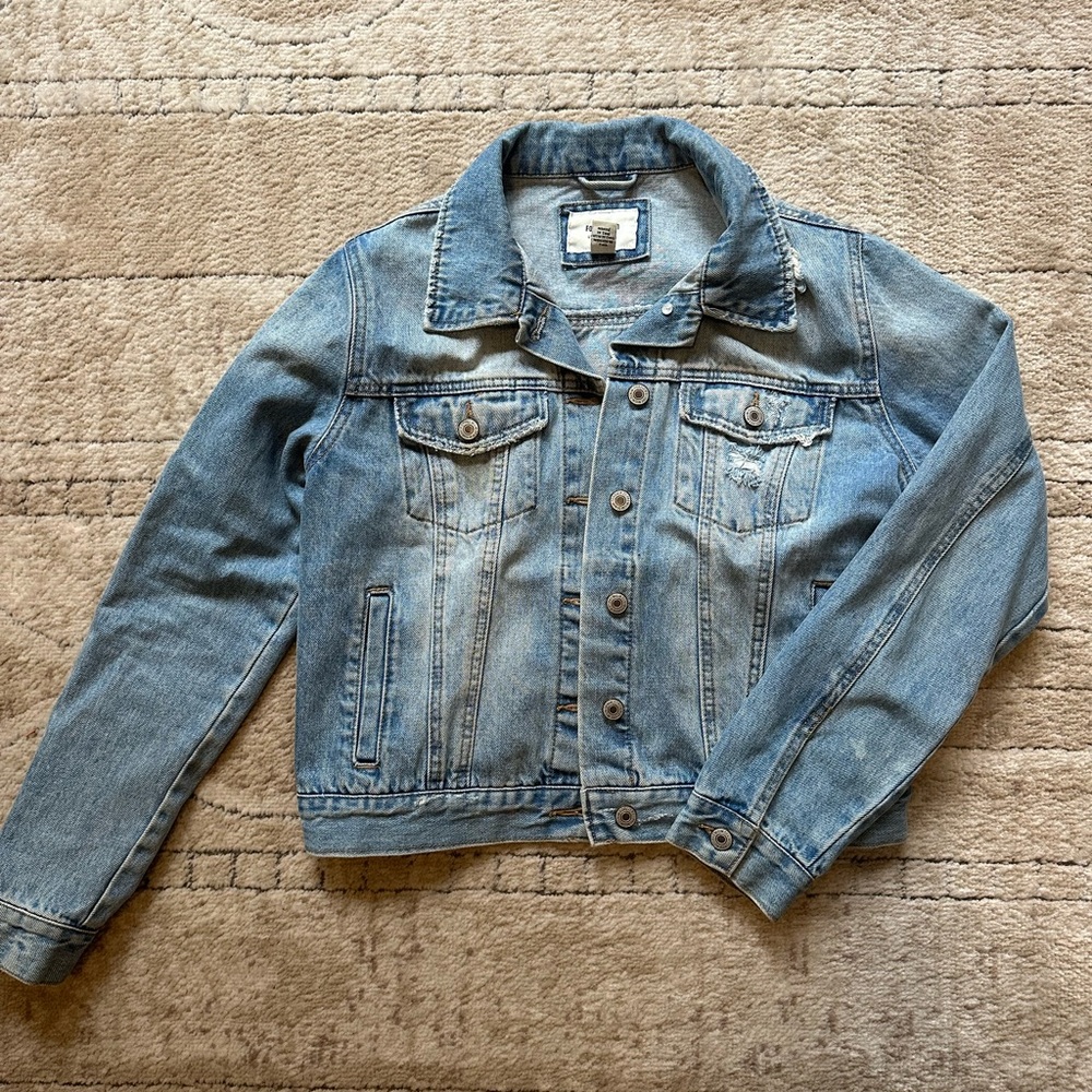 Distressed Denim Jacket